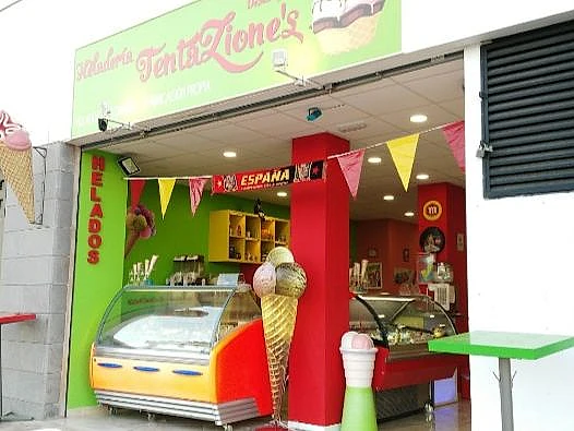 fachada de heladeria